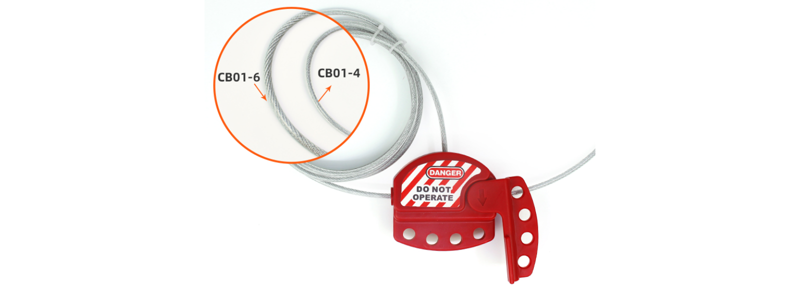 Cấu tạo Khóa cáp ProLockey  CB01-4 & CB01-6 (2)