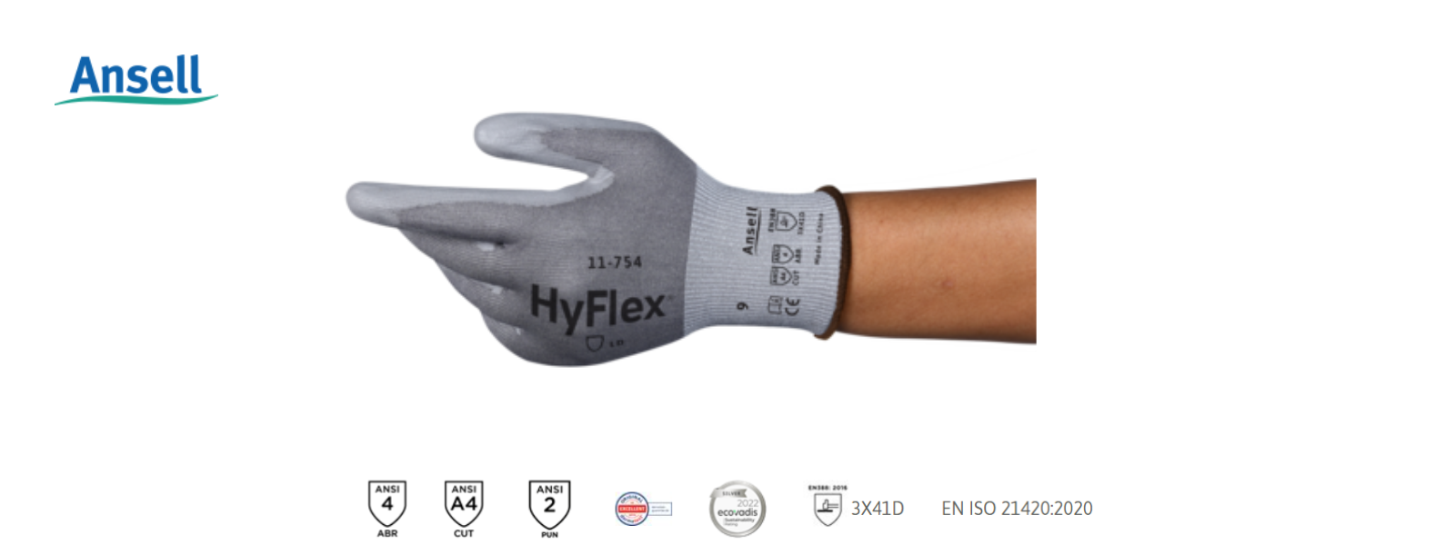 Găng tay chống cắt HYFLEX® 11-754