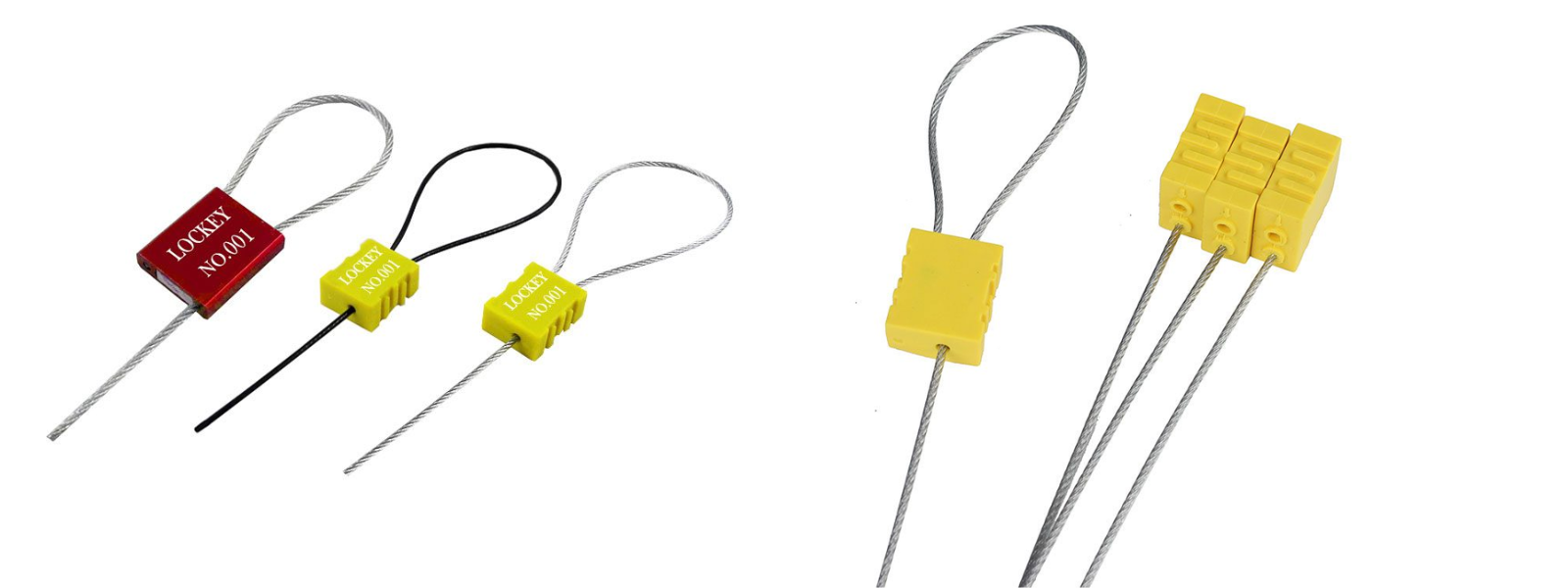 Khóa niêm phong cáp thép thân nhựa ABS PROLOCKEY CS02-1.8S-256