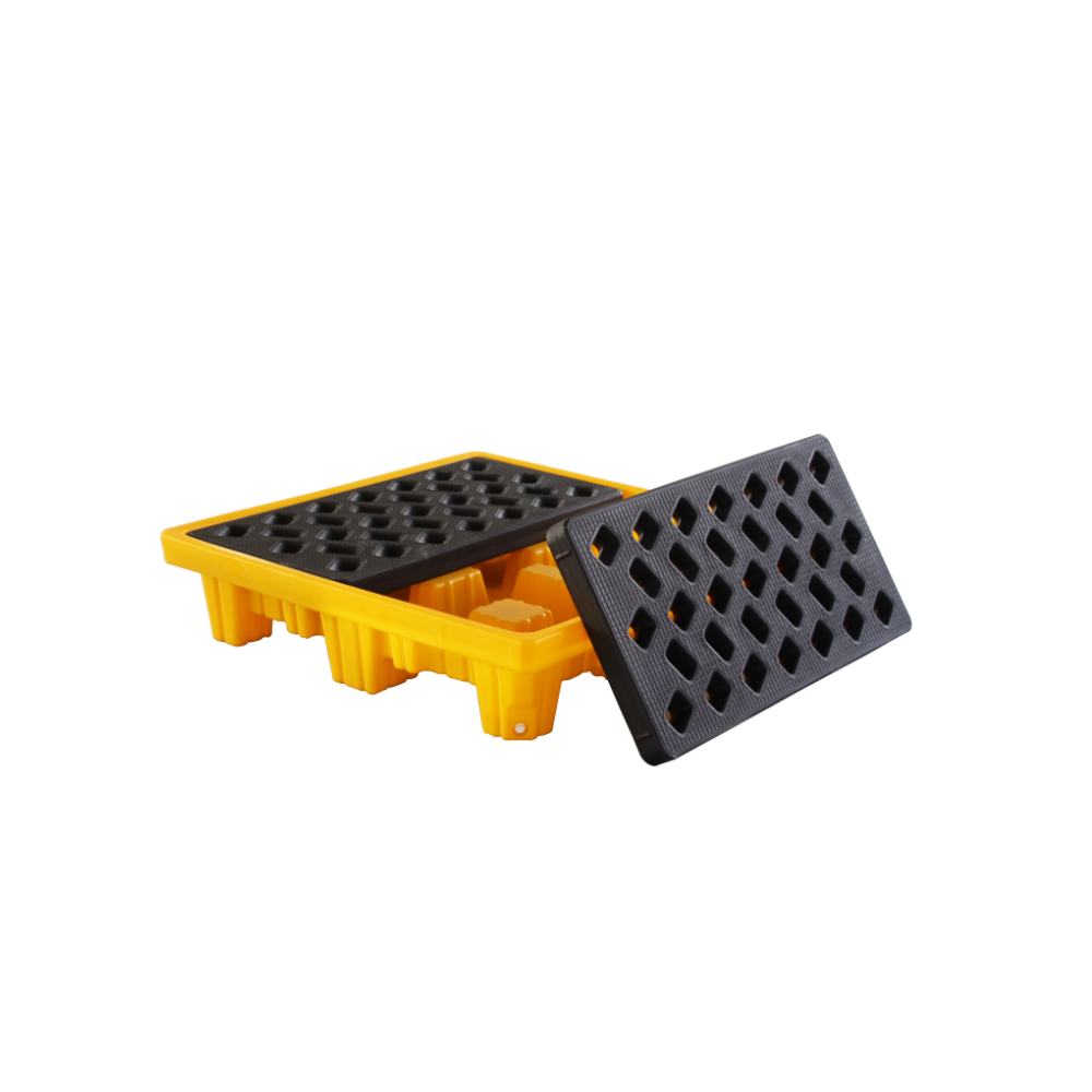 Pallet chống tràn dầu, hóa chất 4 phuy  BECOAN Model C10