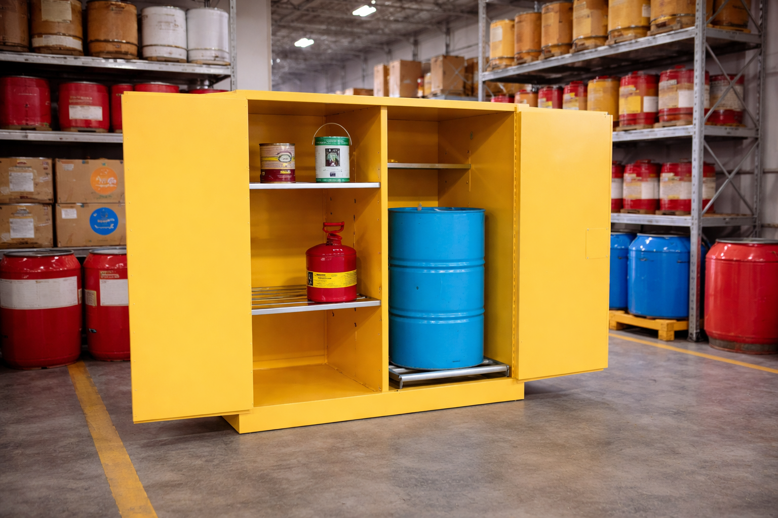 Tủ chứa hóa chất dễ cháy 115 Gallon SYSBEL WA810115