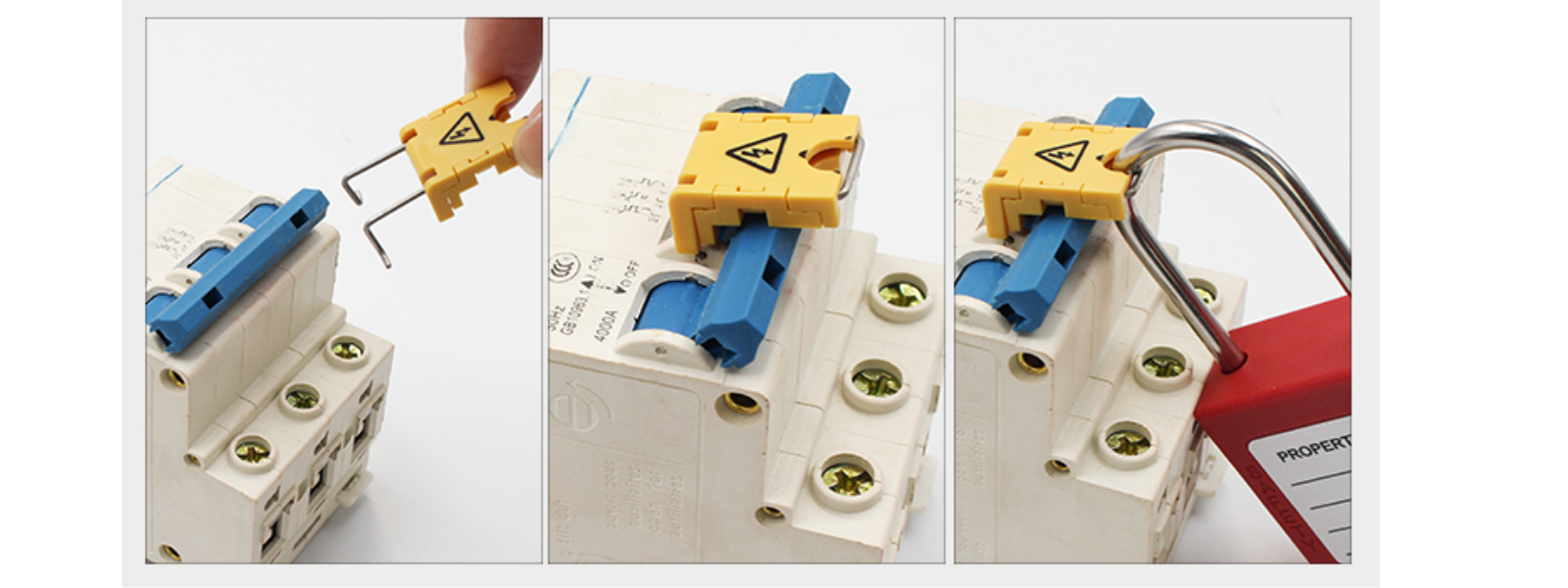 ng dụng Khóa cầu dao điện ProLockey CBL81